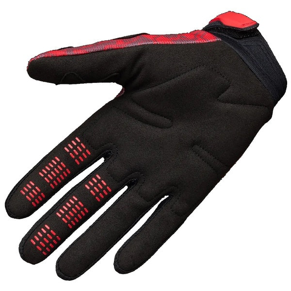 Gants de Motocross 180 Abyss Rouge/Noir intérieur