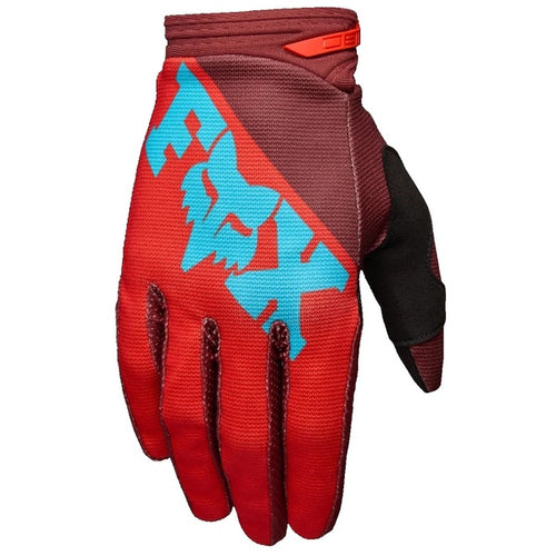 Gants de Motocross 180 Raid Rouge/Bleu extérieur