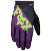 Gants de Motocross 180 Raid Mauve/Vert extérieur