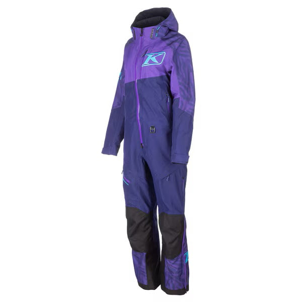 Ensemble de Motoneige Shredsa Femme Mauve, de face