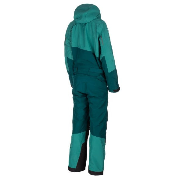 Ensemble de Motoneige Shredsa Femme Vert, Dos