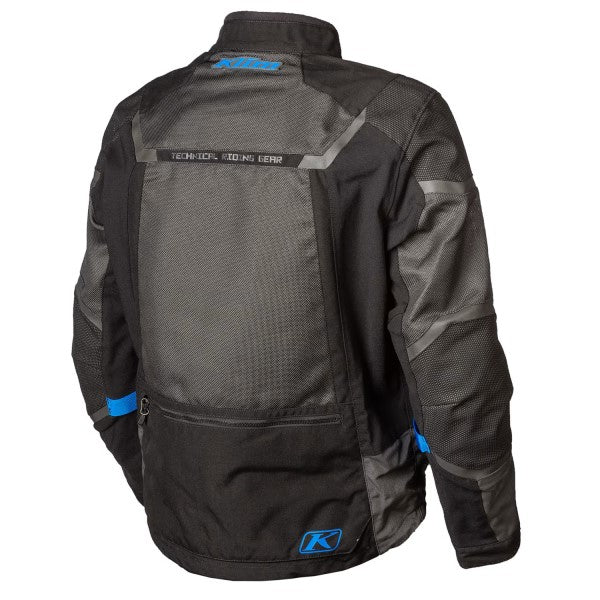 Manteau de Moto Baja S4 Noir Bleu, de dos