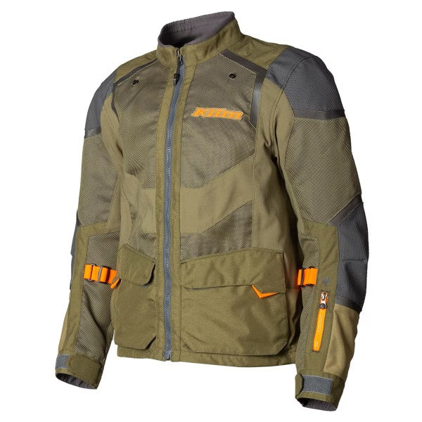 Manteau de Moto Baja S4 Vert, de face