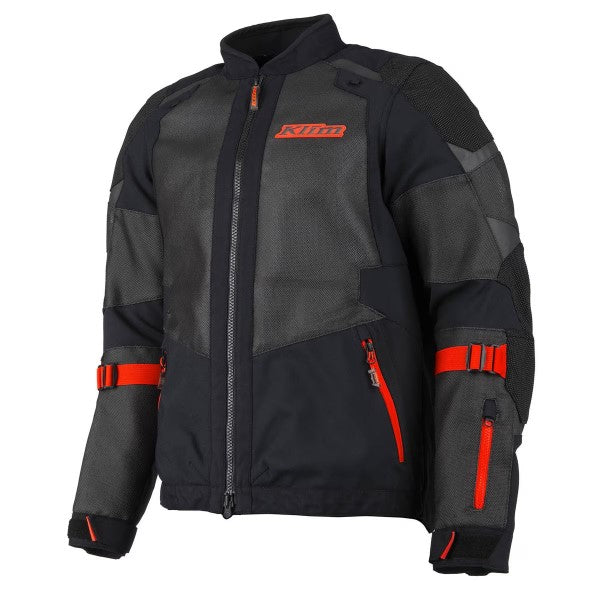 Manteau de Moto Baja S4 Noir Rouge, de face
