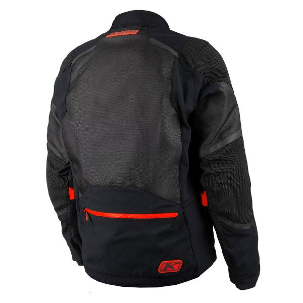 Manteau de Moto Baja S4 Noir Rouge, de dos