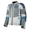 Manteau de Moto Baja S4 Gris Bleu, de face