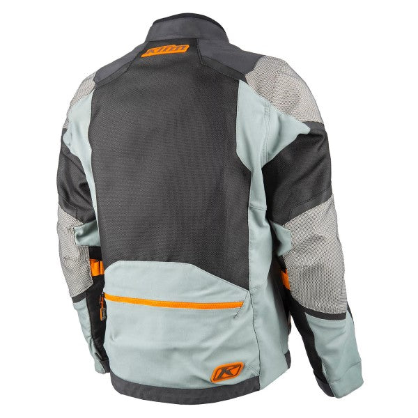 Manteau de Moto Baja S4 Gris Orange, de dos