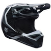 Casque de Motocross V1 Frame Junior Noir/Gris incliné de face