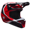 Casque de Motocross V1 Frame Rouge/Noir incliné de face