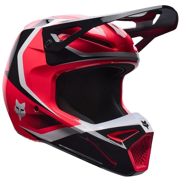 Casque de Motocross V1 Frame Rose Clair incliné de face