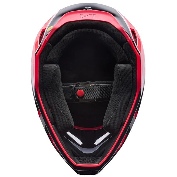 Casque de Motocross V1 Frame Rose Clair de dessous