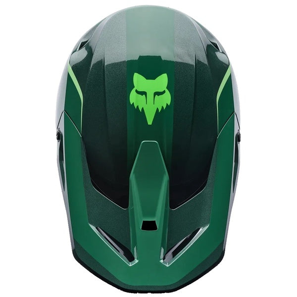 Casque de Motocross V1 Raid Vert de dessus
