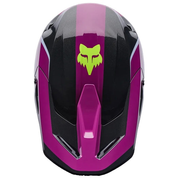 Casque de Motocross V1 Raid Mauve de dessus
