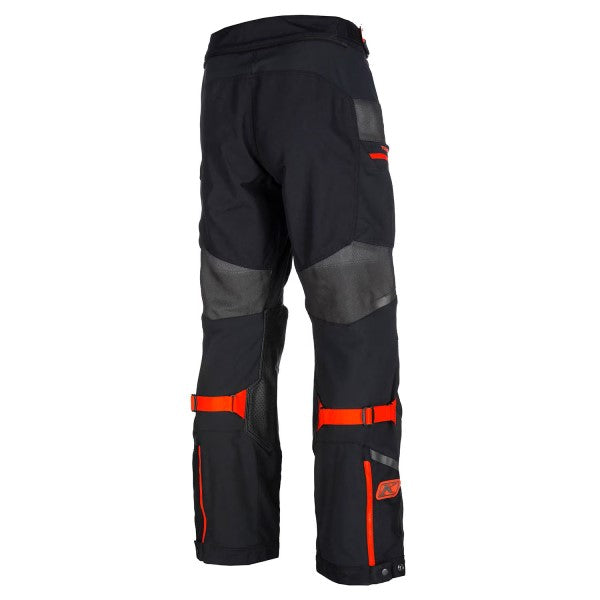 Pantalon de Moto Paja S4 Deuxième Génération Noir Rouge, Dos