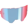 Lentilles de Lunette de Motocross Velocity Iriz Bleu/Rose de face