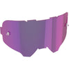 Lentilles de Lunette de Motocross Velocity Iriz Mauve Foncé de face