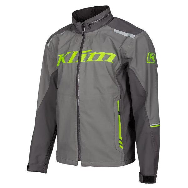 Veste de Moto Enduro S4  Gris Vert