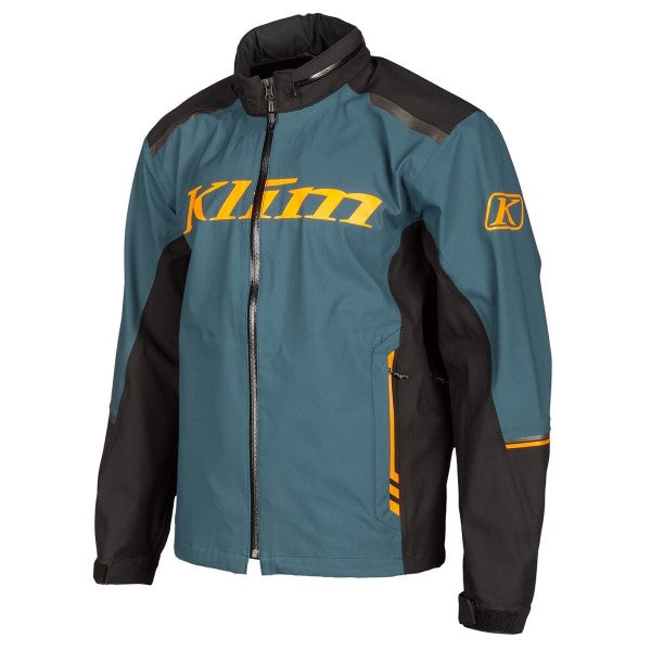 Veste de Moto Enduro S4 Bleu Orange