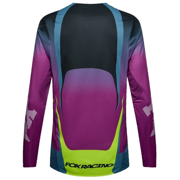 Chandail de Motocross Flexair Thorn Mauve/Bleu de dos