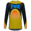 Chandail de Motocross Flexair Arc Jaune/Bleu de face