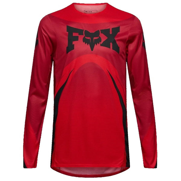 Chandail de Motocross Flexair Arc Rouge/Noir de face
