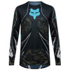Chandail de Motocross Flexair Apex Noir/Bleu/Blanc de face