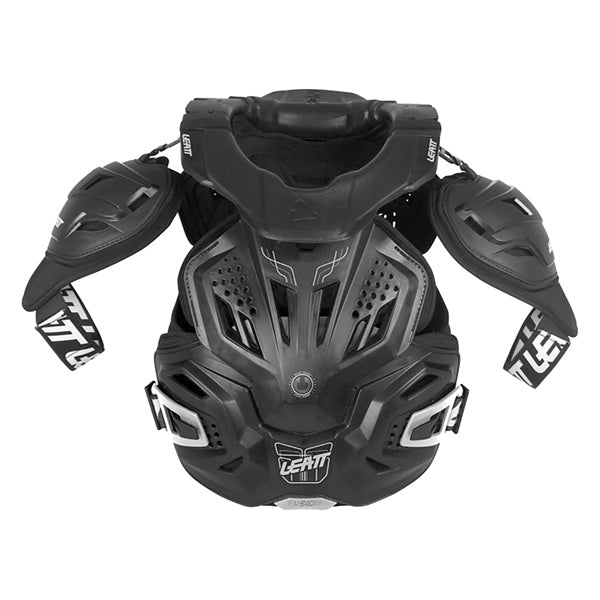 Plastron de Motocross Fusion 3.0 ISR Noir de face