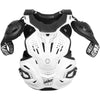 Plastron de Motocross Fusion 3.0 ISR Blanc de face