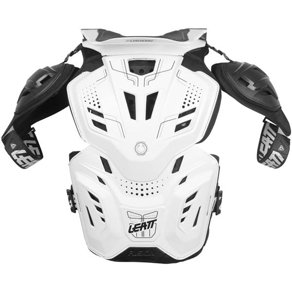 Plastron de Motocross Fusion 3.0 ISR Blanc de dos