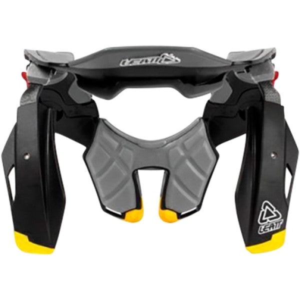 Collier Cervical de Motocross STX Gris/Jaune de dos