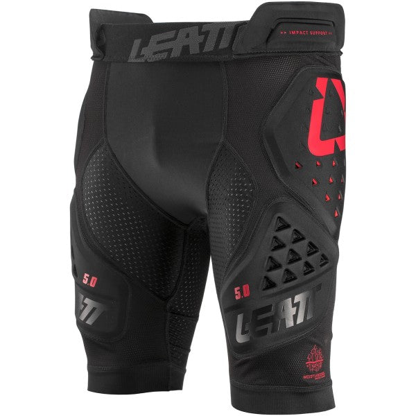 Shorts de Protection de Motocross Impact 3DF 5.0 Noir incliné de droite