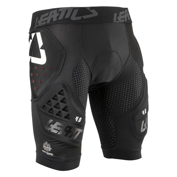 Shorts de Protection de Motocross Impact 3DF 4.0 Noir de face