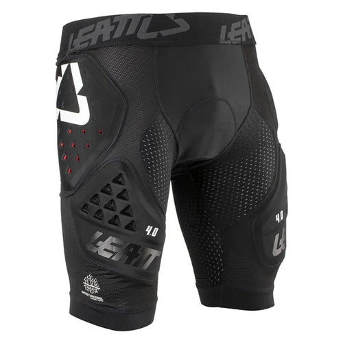 Shorts de Protection de Motocross Impact 3DF 4.0 Noir de face