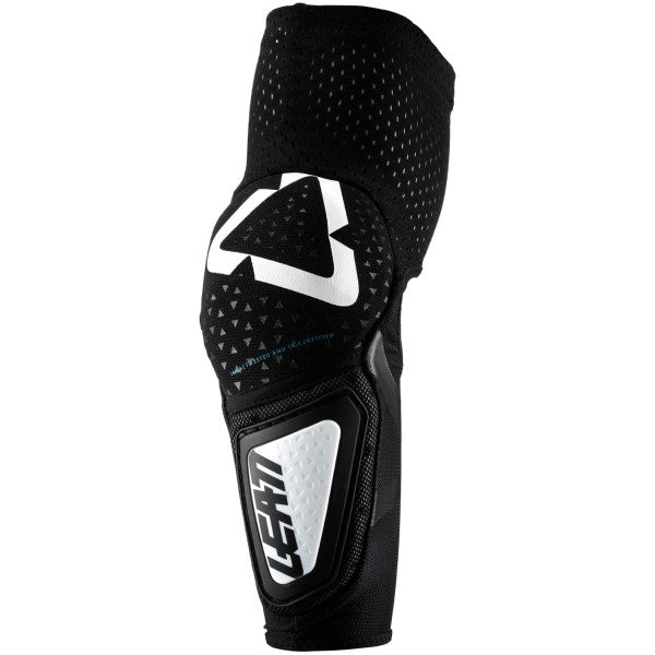 Protège-Coudes de Motocross 3DF Hybrid Junior Blanc/Noir incliné de droite