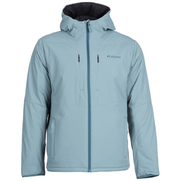 Manteau Torque Bleu, de face