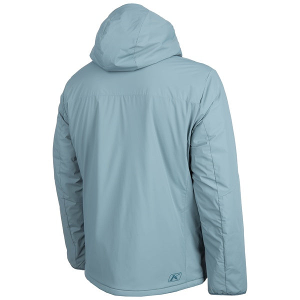 Manteau Torque Bleu, de dos