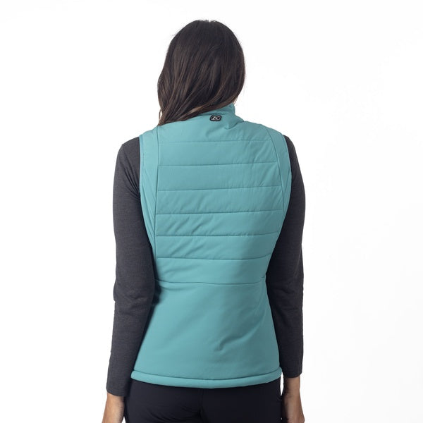Manteau Waverly Stretch Insulated Femme Bleu, de dos