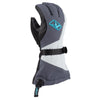 Gants de Motoneige Allure Femme Gris Bleu
