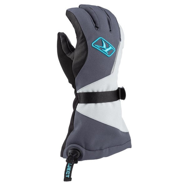 Gants de Motoneige Allure Femme Gris Bleu
