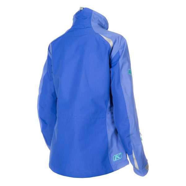 Parka Alpine Femme Bleu, Dos