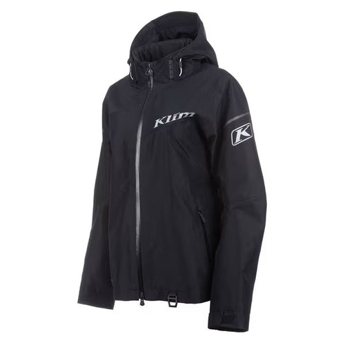 Manteau de Motoneige Alpine Noir, de face
