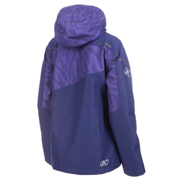 Manteau de Motoneige Alpine Mauve, Dos