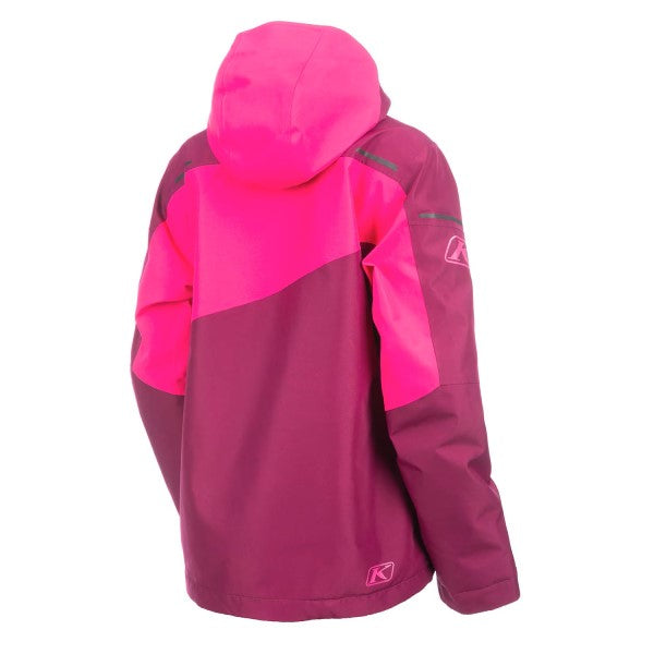 Manteau de Motoneige Alpine Rose, Dos