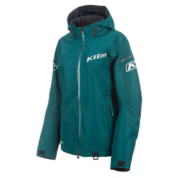 Manteau de Motoneige Alpine vert, de face