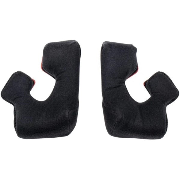 Coussinets de Joues pour Casque Moto 8.5/9.5 Noir extérieur en paire