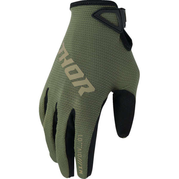 Gants de Motocross Ridemode Static Junior Thor Camo/Noir