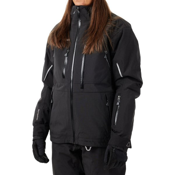 Manteau de Motoneige Iter V2 3 en 1 - Liquidation Noir incliné de droite