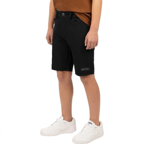 Short Attack Junior Noir de face