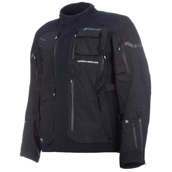Manteau de Moto Badlands Pro A3 Noir incliné de face à droite