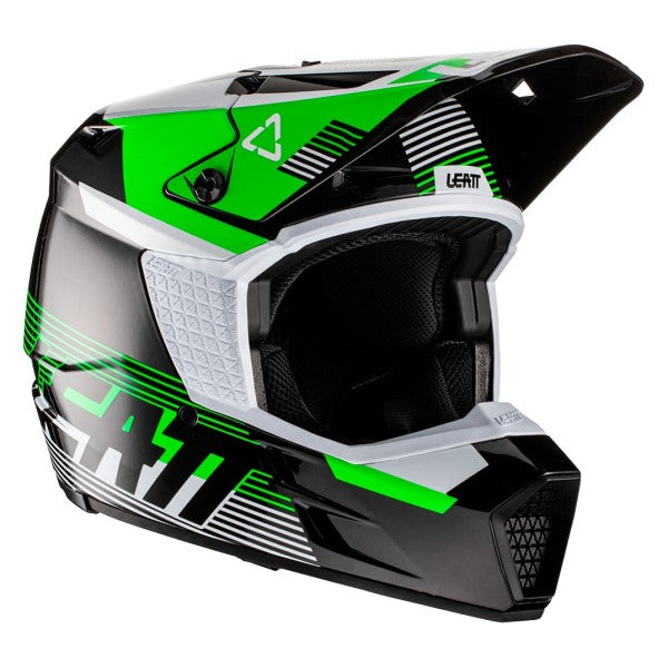 Casque de Motocross Leatt 3.5 Junior Noir/Vert